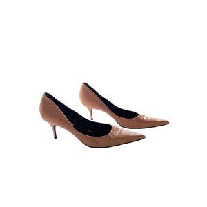 Alexandra Neel Vintage Kitten Heels Pink Size 38 Y2K Minimalist Quiet Luxury